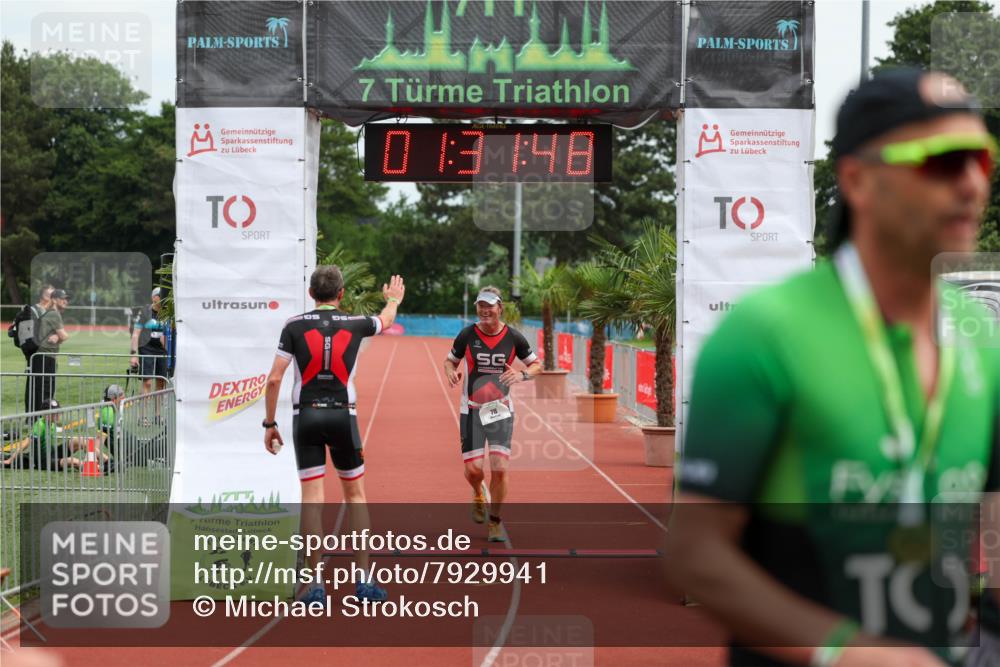 15.06.2025 - 7 Türme Triathlon Michael Strokosch http://msf.ph/oto/7929941 15.06.2025 10:31:49 Ziel 78 meine-sportfotos.de