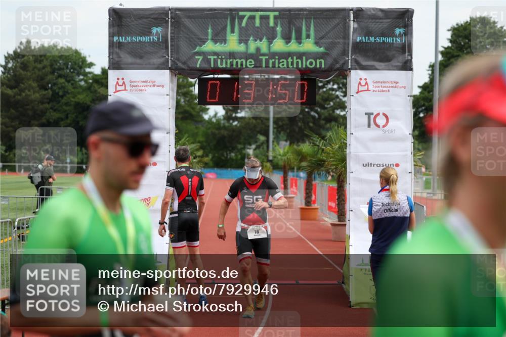 15.06.2025 - 7 Türme Triathlon Michael Strokosch http://msf.ph/oto/7929946 15.06.2025 10:31:51 Ziel 78 meine-sportfotos.de