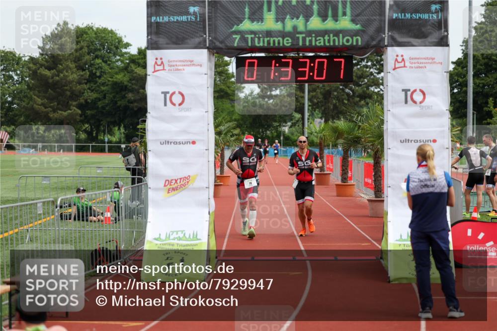 15.06.2025 - 7 Türme Triathlon Michael Strokosch http://msf.ph/oto/7929947 15.06.2025 10:33:07 Ziel 76, 79 meine-sportfotos.de