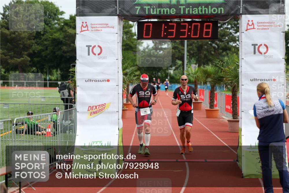 15.06.2025 - 7 Türme Triathlon Michael Strokosch http://msf.ph/oto/7929948 15.06.2025 10:33:08 Ziel 76, 79 meine-sportfotos.de