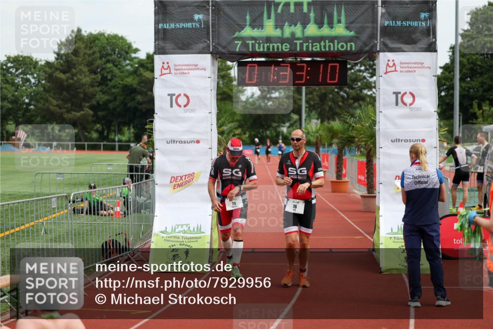 15.06.2025 - 7 Türme Triathlon Michael Strokosch http://msf.ph/oto/7929956 15.06.2025 10:33:10 Ziel 76, 79 meine-sportfotos.de