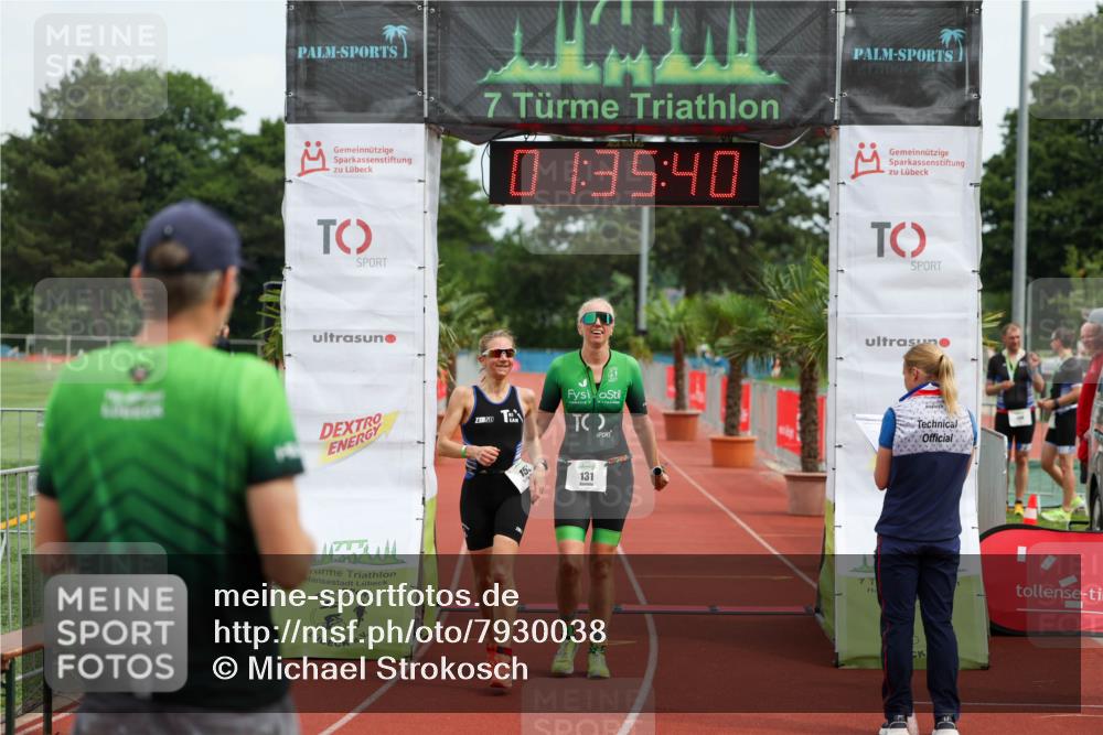 15.06.2025 - 7 Türme Triathlon Michael Strokosch http://msf.ph/oto/7930038 15.06.2025 10:35:40 Ziel 131, 153 meine-sportfotos.de