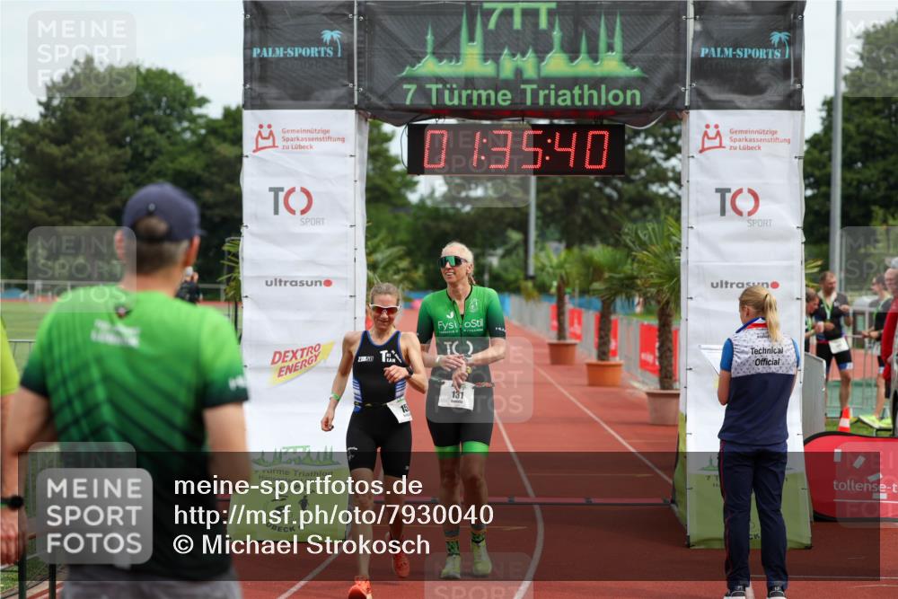 15.06.2025 - 7 Türme Triathlon Michael Strokosch http://msf.ph/oto/7930040 15.06.2025 10:35:41 Ziel 131, 153 meine-sportfotos.de