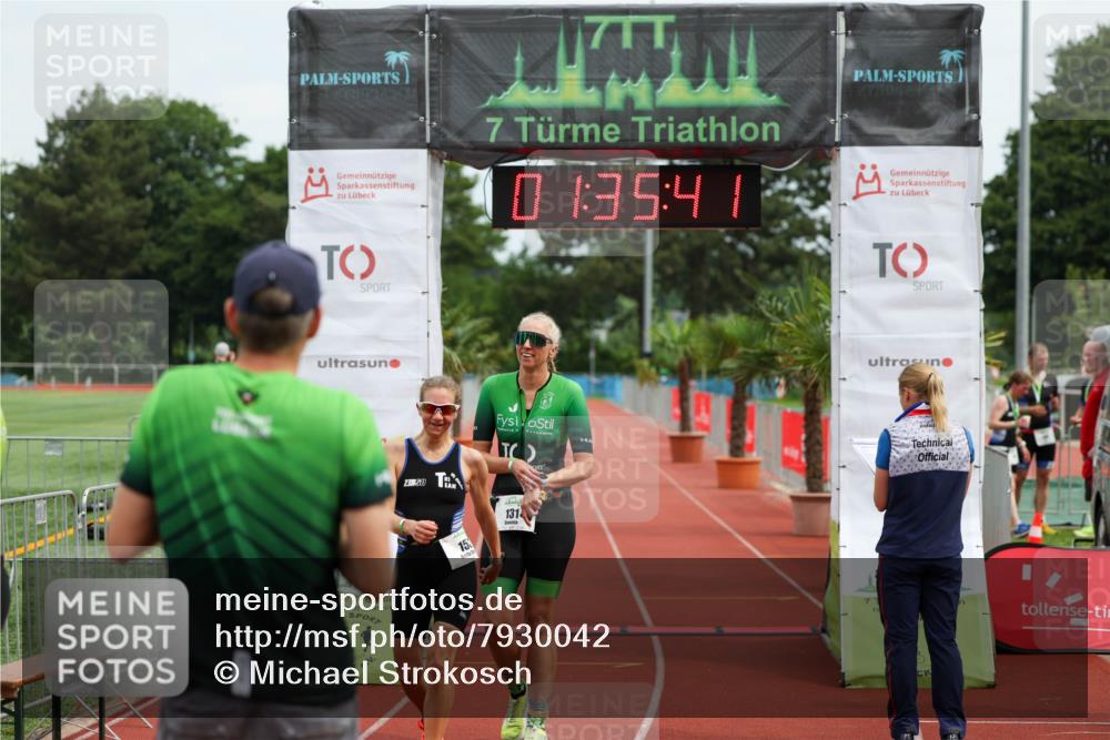 15.06.2025 - 7 Türme Triathlon Michael Strokosch http://msf.ph/oto/7930042 15.06.2025 10:35:41 Ziel 131, 153 meine-sportfotos.de
