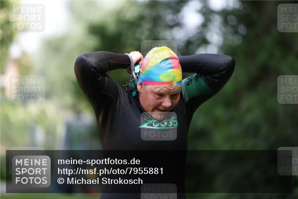 15.06.2025 - 7 Türme Triathlon Michael Strokosch http://msf.ph/oto/7955881 15.06.2025 12:34:11 Schwimmen 418, 603 meine-sportfotos.de
