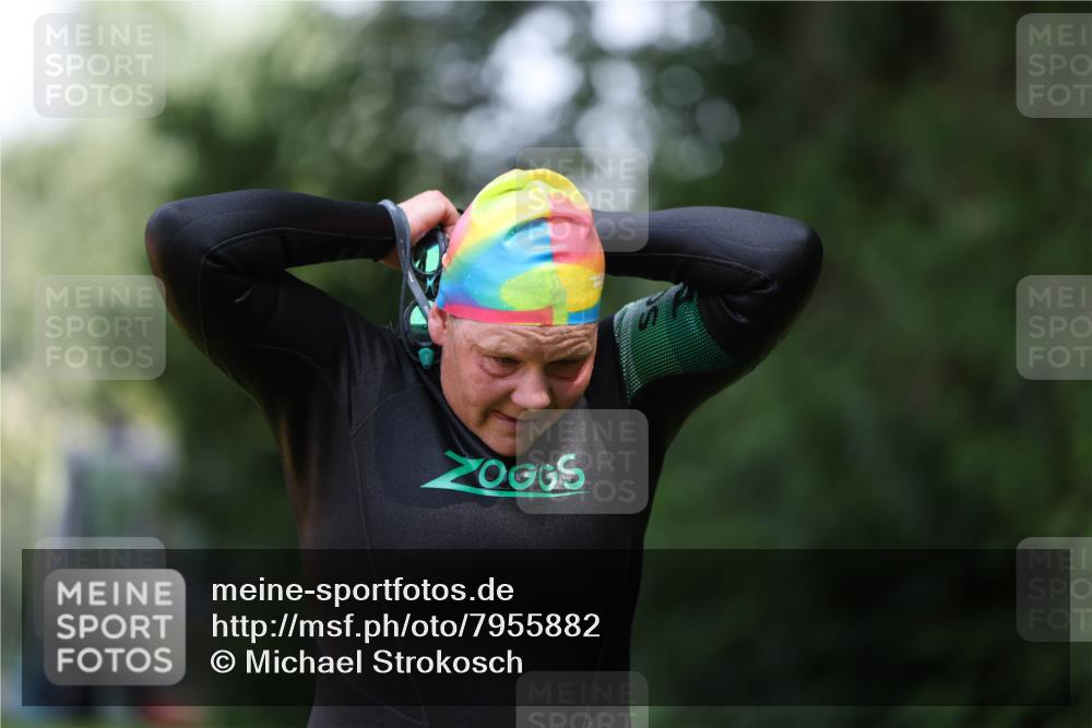 15.06.2025 - 7 Türme Triathlon Michael Strokosch http://msf.ph/oto/7955882 15.06.2025 12:34:11 Schwimmen 418, 603 meine-sportfotos.de