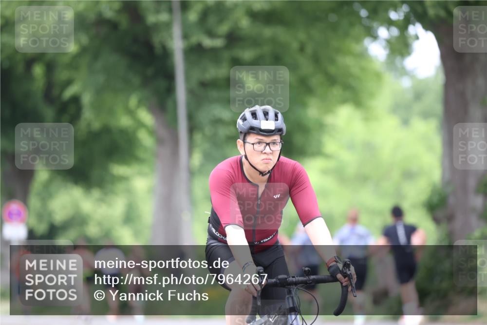 15.06.2025 - 7 Türme Triathlon Yannick Fuchs http://msf.ph/oto/7964267 15.06.2025 13:54:22 Radfahren 533, 1015 meine-sportfotos.de