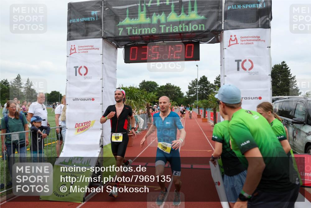 15.06.2025 - 7 Türme Triathlon Michael Strokosch http://msf.ph/oto/7969135 15.06.2025 13:51:20 Ziel 855, 1105 meine-sportfotos.de