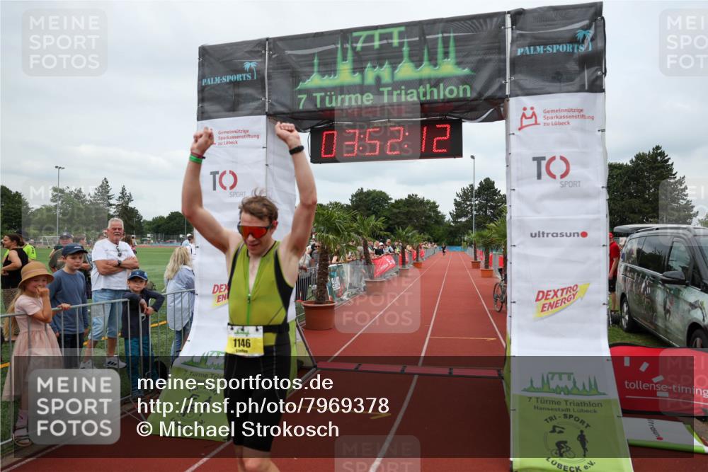 15.06.2025 - 7 Türme Triathlon Michael Strokosch http://msf.ph/oto/7969378 15.06.2025 13:52:12 Ziel 1146 meine-sportfotos.de