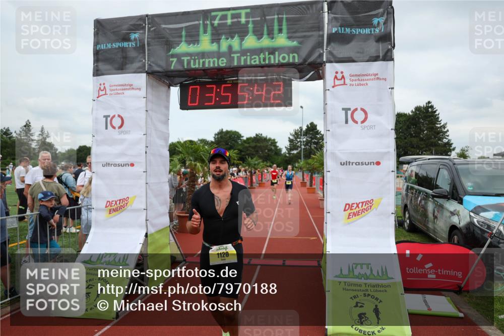 15.06.2025 - 7 Türme Triathlon Michael Strokosch http://msf.ph/oto/7970188 15.06.2025 13:55:42 Ziel 745, 978, 1087, 1120 meine-sportfotos.de