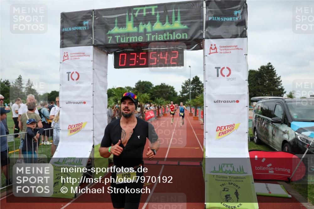 15.06.2025 - 7 Türme Triathlon Michael Strokosch http://msf.ph/oto/7970192 15.06.2025 13:55:42 Ziel 745, 978, 1087, 1120 meine-sportfotos.de