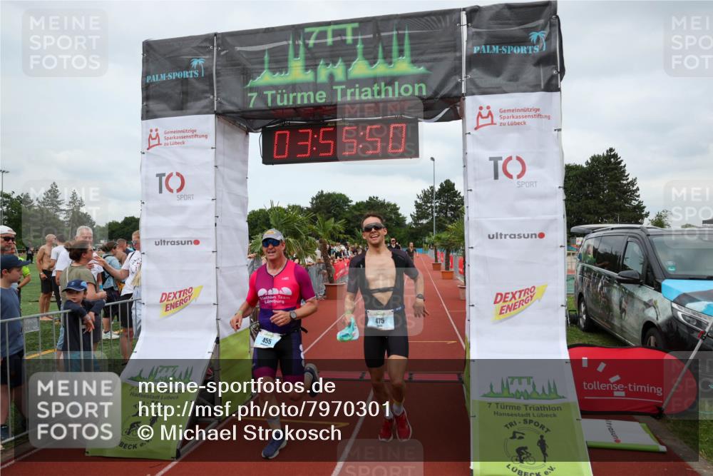 15.06.2025 - 7 Türme Triathlon Michael Strokosch http://msf.ph/oto/7970301 15.06.2025 13:55:50 Ziel 455, 475, 745, 879, 935, 978, 1064, 1087 meine-sportfotos.de