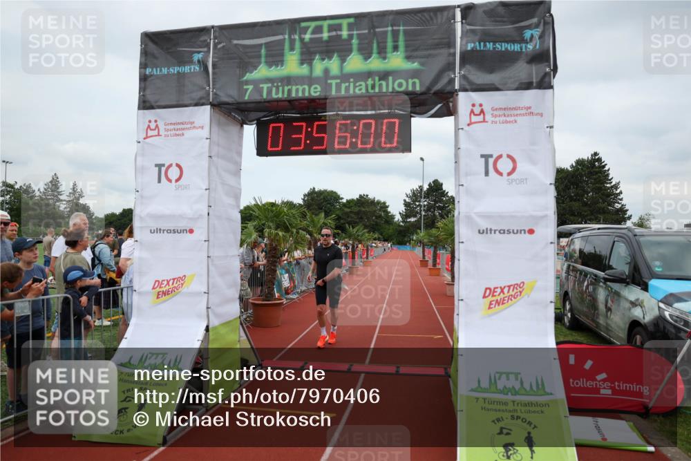15.06.2025 - 7 Türme Triathlon Michael Strokosch http://msf.ph/oto/7970406 15.06.2025 13:55:59 Ziel 760, 1064, 1070, 1175 meine-sportfotos.de