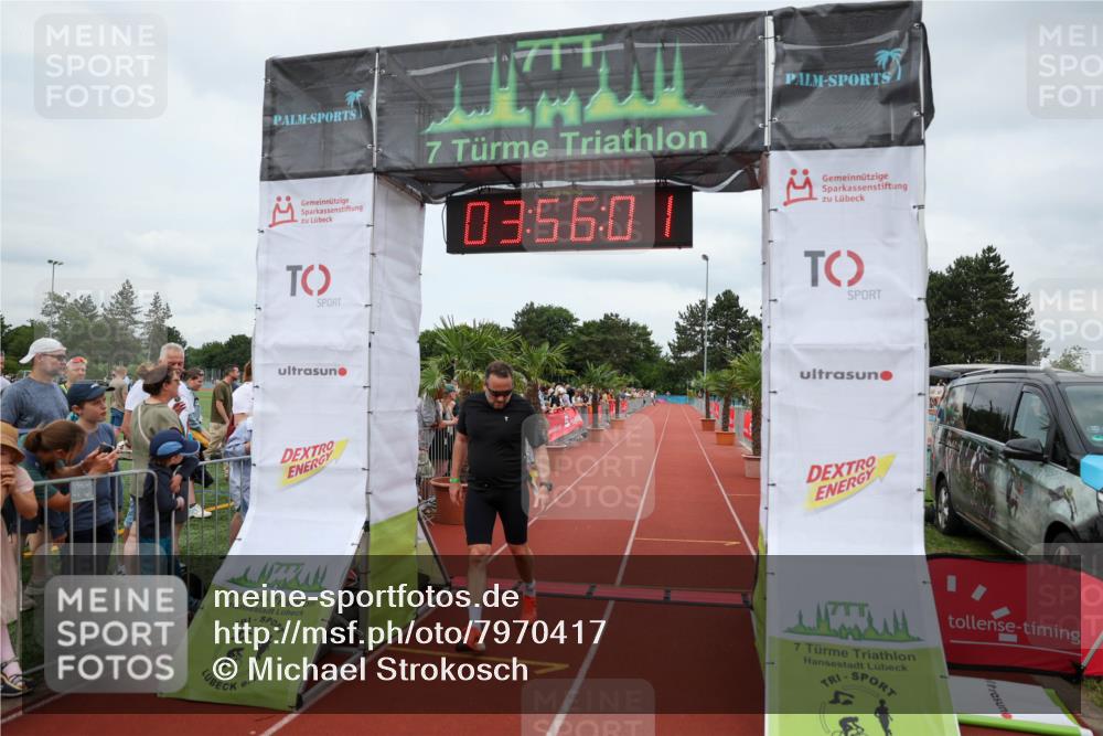 15.06.2025 - 7 Türme Triathlon Michael Strokosch http://msf.ph/oto/7970417 15.06.2025 13:56:00 Ziel 760, 1064, 1070, 1175 meine-sportfotos.de