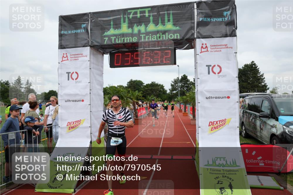 15.06.2025 - 7 Türme Triathlon Michael Strokosch http://msf.ph/oto/7970545 15.06.2025 13:56:32 Ziel 410, 741, 904, 1025 meine-sportfotos.de