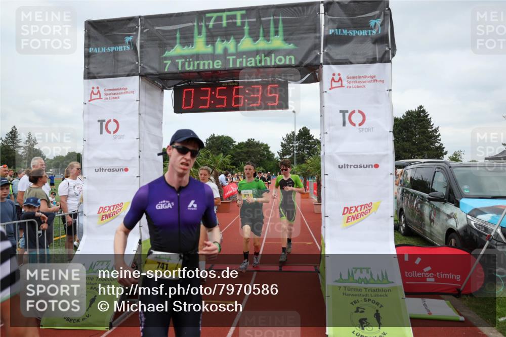 15.06.2025 - 7 Türme Triathlon Michael Strokosch http://msf.ph/oto/7970586 15.06.2025 13:56:35 Ziel 410, 741, 896, 1025 meine-sportfotos.de