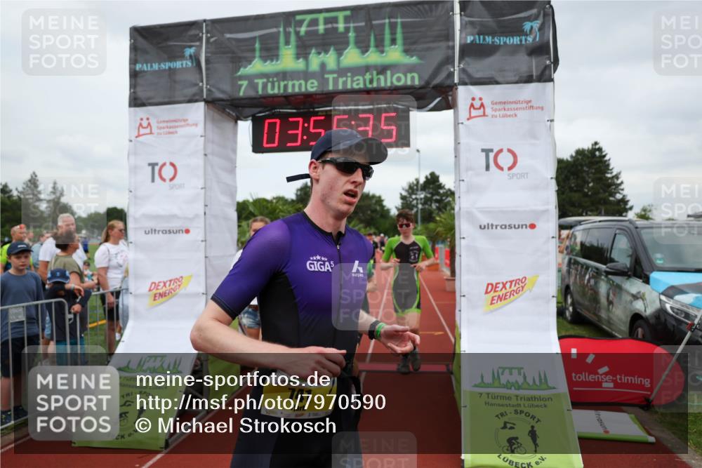 15.06.2025 - 7 Türme Triathlon Michael Strokosch http://msf.ph/oto/7970590 15.06.2025 13:56:35 Ziel 410, 741, 896, 1025 meine-sportfotos.de