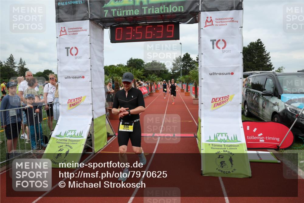 15.06.2025 - 7 Türme Triathlon Michael Strokosch http://msf.ph/oto/7970625 15.06.2025 13:56:38 Ziel 410, 741, 769, 896, 996, 1025 meine-sportfotos.de