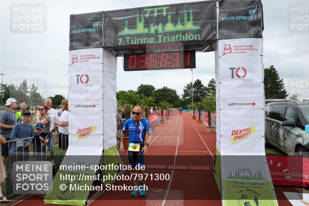 15.06.2025 - 7 Türme Triathlon Michael Strokosch http://msf.ph/oto/7971300 15.06.2025 13:58:31 Ziel 776, 973 meine-sportfotos.de