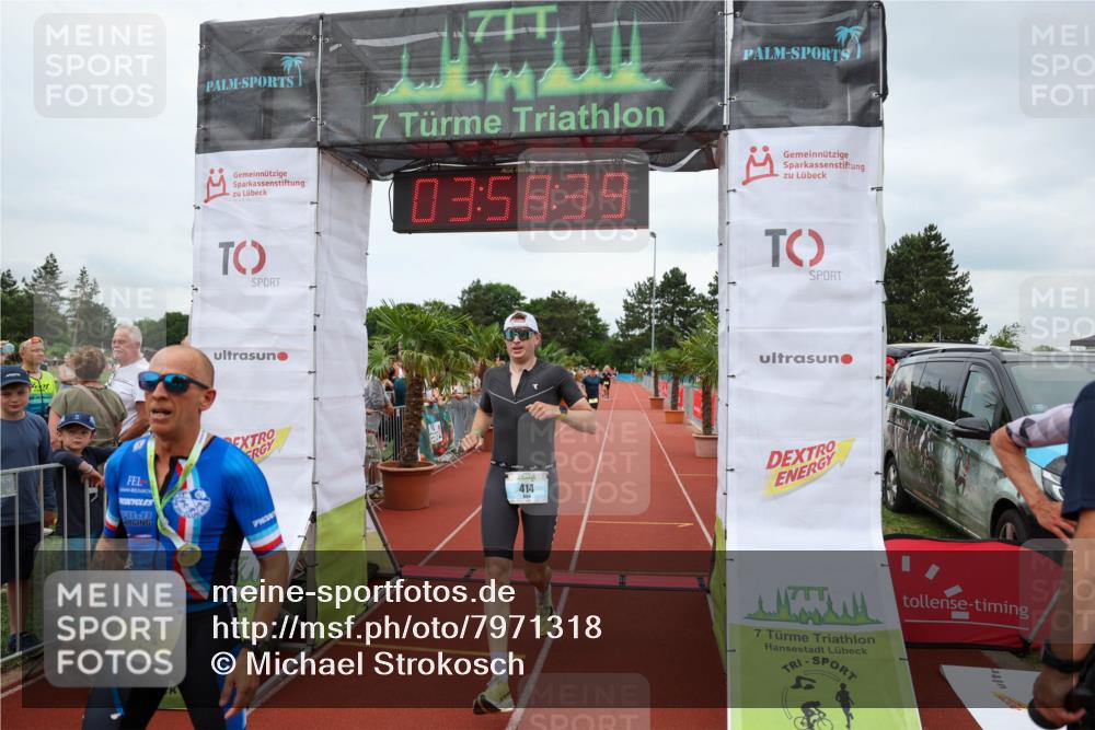 15.06.2025 - 7 Türme Triathlon Michael Strokosch http://msf.ph/oto/7971318 15.06.2025 13:58:39 Ziel 414, 763 meine-sportfotos.de