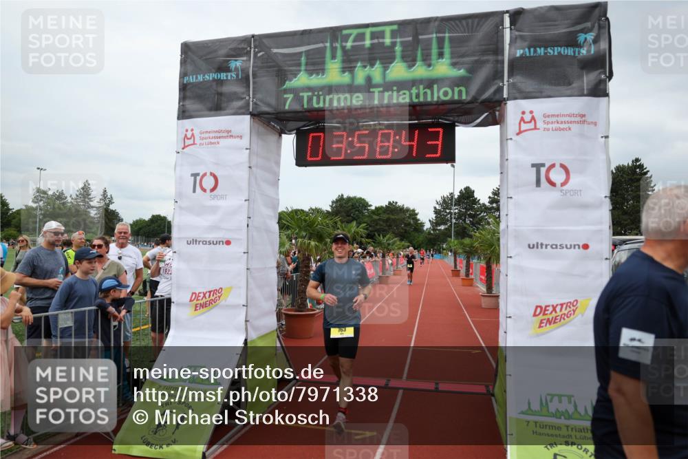 15.06.2025 - 7 Türme Triathlon Michael Strokosch http://msf.ph/oto/7971338 15.06.2025 13:58:43 Ziel 414, 763, 805 meine-sportfotos.de