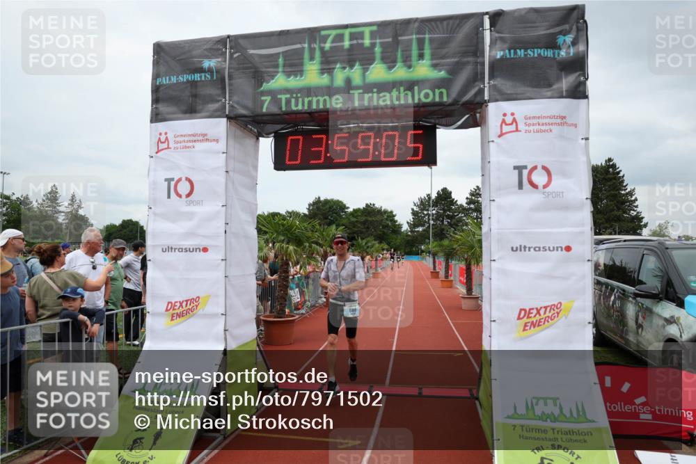 15.06.2025 - 7 Türme Triathlon Michael Strokosch http://msf.ph/oto/7971502 15.06.2025 13:59:05 Ziel 609, 1198 meine-sportfotos.de