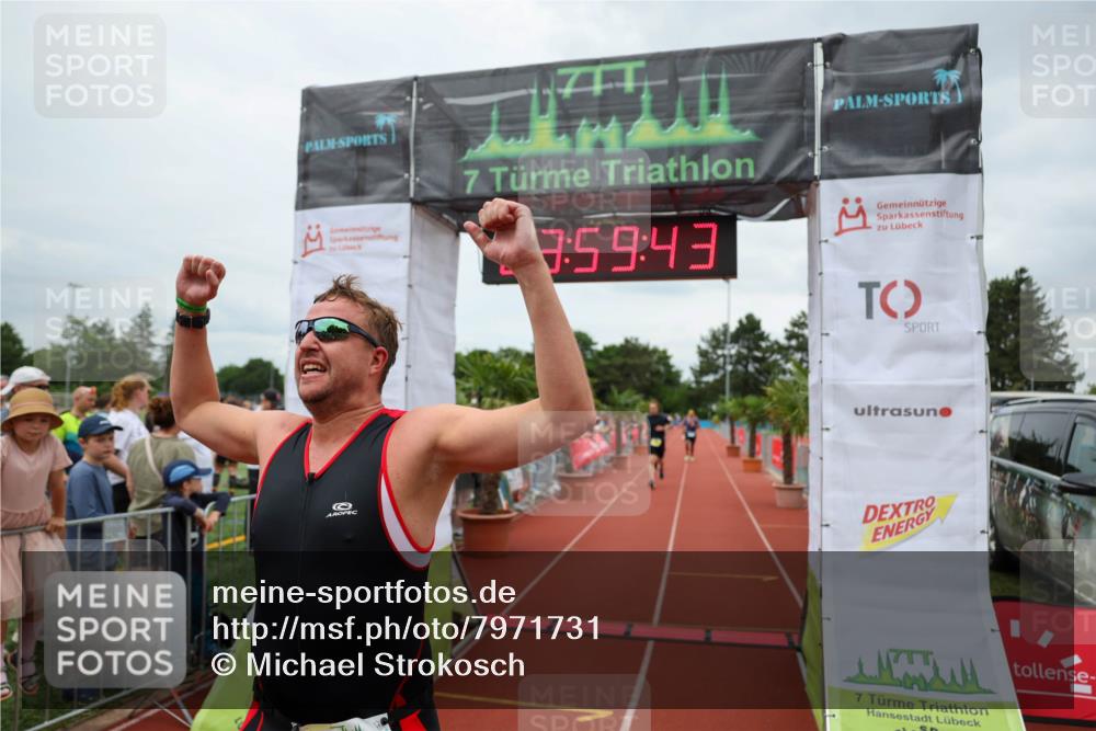 15.06.2025 - 7 Türme Triathlon Michael Strokosch http://msf.ph/oto/7971731 15.06.2025 13:59:42 Ziel 792, 952, 1075, 1193 meine-sportfotos.de