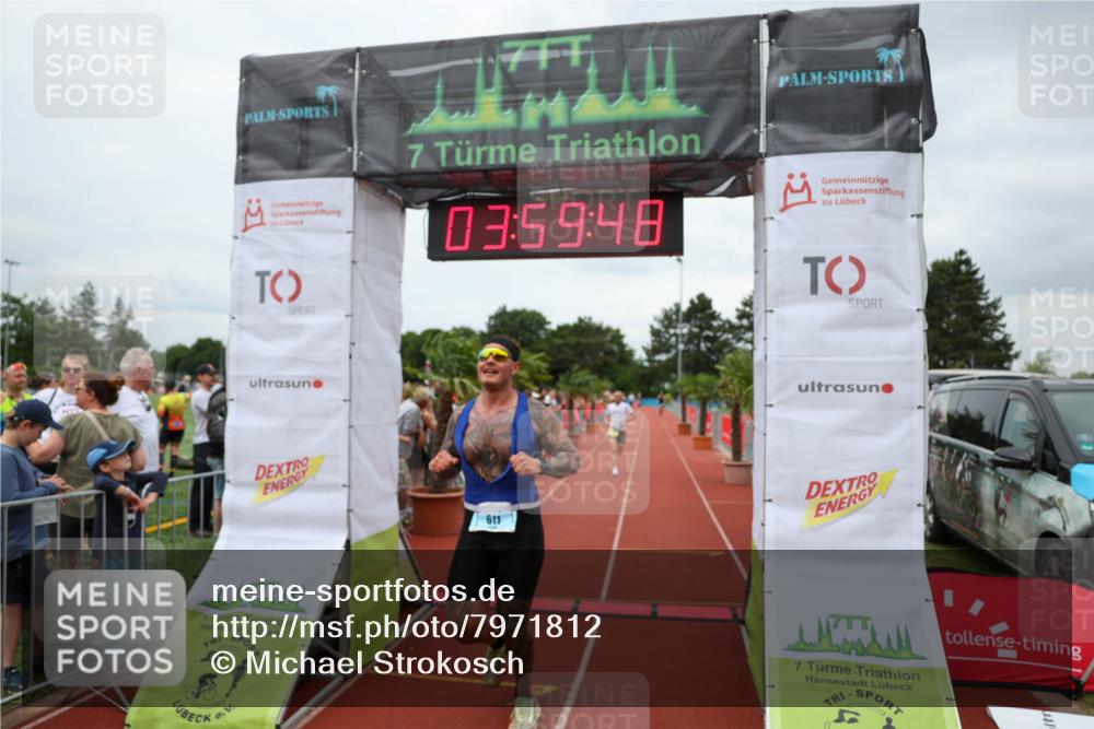 15.06.2025 - 7 Türme Triathlon Michael Strokosch http://msf.ph/oto/7971812 15.06.2025 13:59:48 Ziel 611, 775, 792, 812, 952, 1075, 1193 meine-sportfotos.de