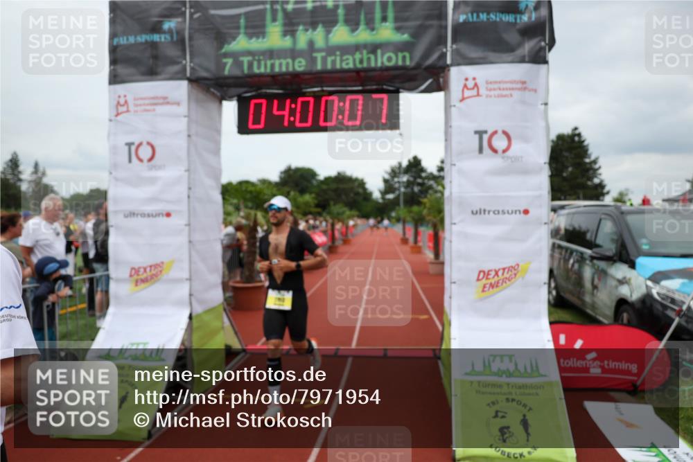 15.06.2025 - 7 Türme Triathlon Michael Strokosch http://msf.ph/oto/7971954 15.06.2025 14:00:07 Ziel 652, 1102, 1150 meine-sportfotos.de