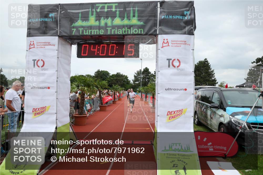 15.06.2025 - 7 Türme Triathlon Michael Strokosch http://msf.ph/oto/7971962 15.06.2025 14:00:14 Ziel 496, 551, 938, 1150 meine-sportfotos.de