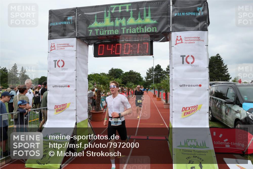 15.06.2025 - 7 Türme Triathlon Michael Strokosch http://msf.ph/oto/7972000 15.06.2025 14:00:16 Ziel 496, 551, 938 meine-sportfotos.de