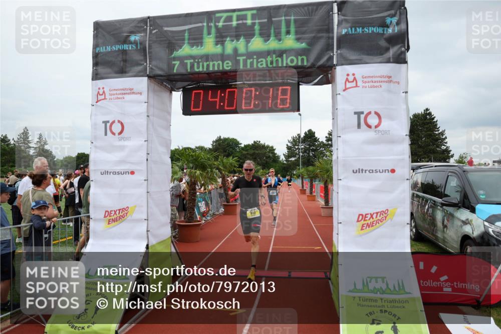 15.06.2025 - 7 Türme Triathlon Michael Strokosch http://msf.ph/oto/7972013 15.06.2025 14:00:17 Ziel 496, 551, 938 meine-sportfotos.de
