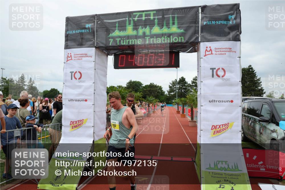 15.06.2025 - 7 Türme Triathlon Michael Strokosch http://msf.ph/oto/7972135 15.06.2025 14:00:31 Ziel 739, 942, 986, 1073, 1132, 1143 meine-sportfotos.de