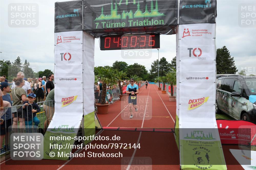 15.06.2025 - 7 Türme Triathlon Michael Strokosch http://msf.ph/oto/7972144 15.06.2025 14:00:35 Ziel 986, 1132, 1143 meine-sportfotos.de