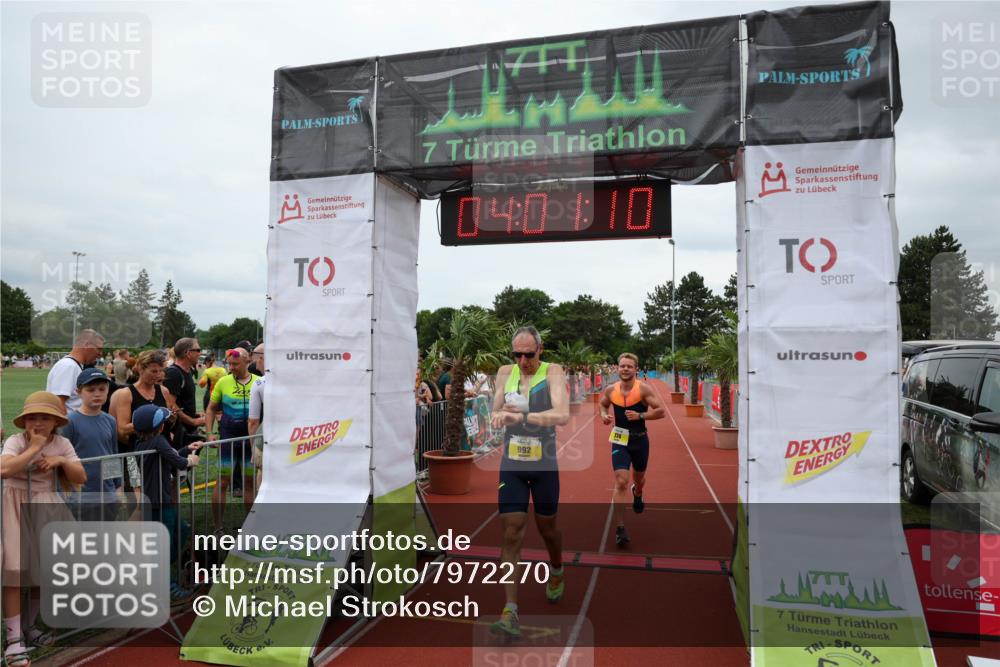 15.06.2025 - 7 Türme Triathlon Michael Strokosch http://msf.ph/oto/7972270 15.06.2025 14:01:09 Ziel 523, 774, 992 meine-sportfotos.de