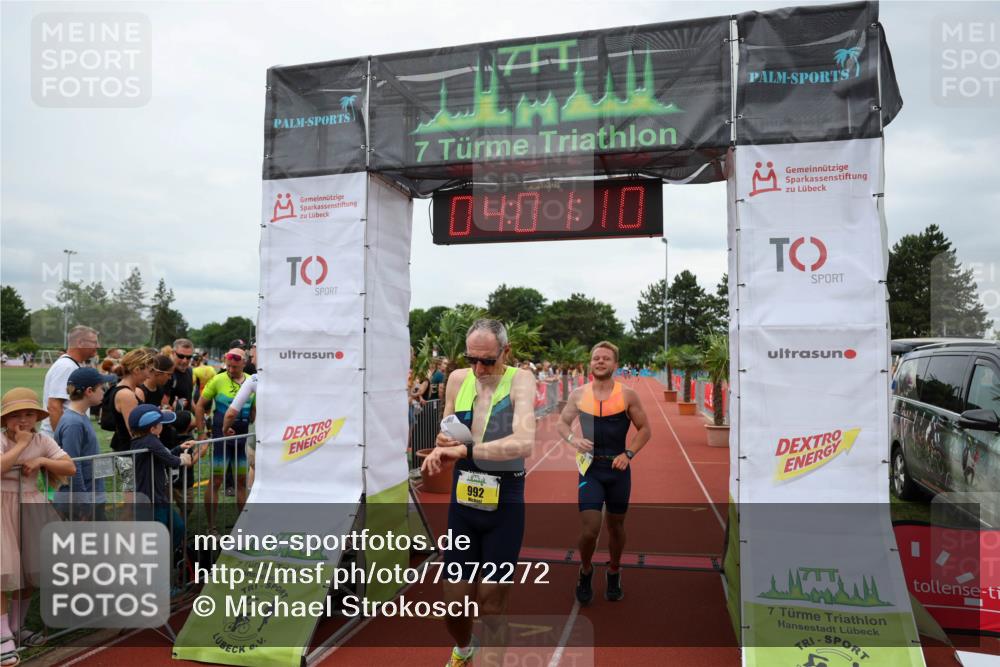 15.06.2025 - 7 Türme Triathlon Michael Strokosch http://msf.ph/oto/7972272 15.06.2025 14:01:10 Ziel 523, 774, 992 meine-sportfotos.de