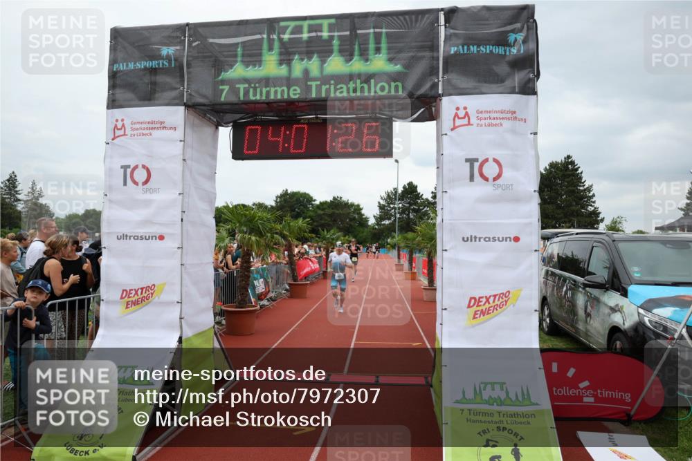 15.06.2025 - 7 Türme Triathlon Michael Strokosch http://msf.ph/oto/7972307 15.06.2025 14:01:26 Ziel 395, 840, 859 meine-sportfotos.de