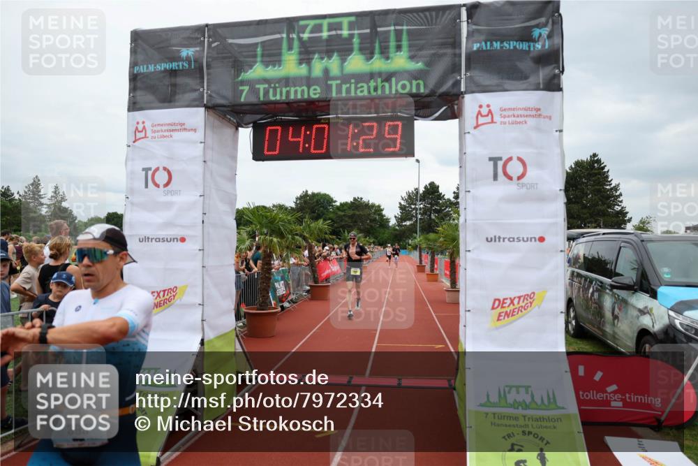 15.06.2025 - 7 Türme Triathlon Michael Strokosch http://msf.ph/oto/7972334 15.06.2025 14:01:29 Ziel 395, 840 meine-sportfotos.de