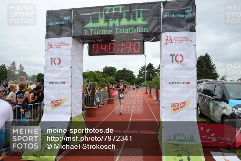 15.06.2025 - 7 Türme Triathlon Michael Strokosch http://msf.ph/oto/7972341 15.06.2025 14:01:29 Ziel 395, 840 meine-sportfotos.de