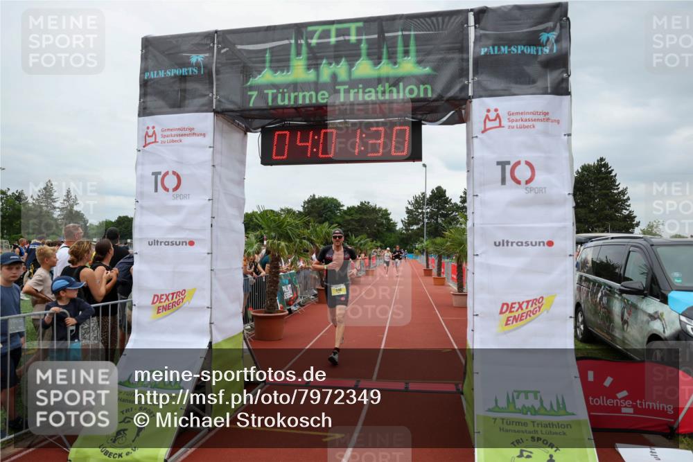 15.06.2025 - 7 Türme Triathlon Michael Strokosch http://msf.ph/oto/7972349 15.06.2025 14:01:30 Ziel 395, 840 meine-sportfotos.de