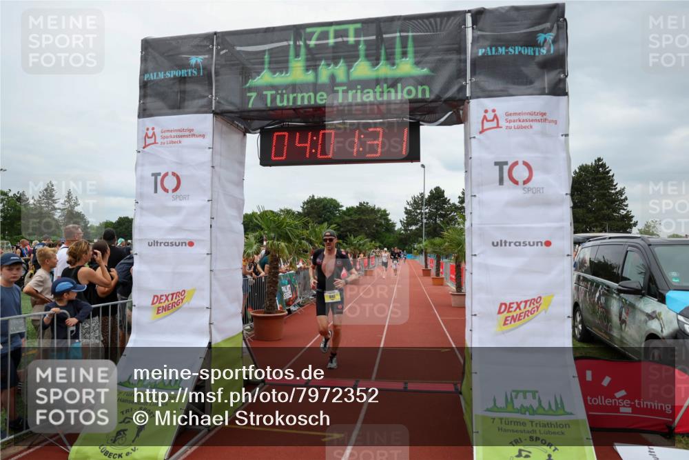 15.06.2025 - 7 Türme Triathlon Michael Strokosch http://msf.ph/oto/7972352 15.06.2025 14:01:30 Ziel 395, 840 meine-sportfotos.de