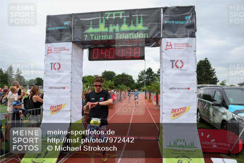 15.06.2025 - 7 Türme Triathlon Michael Strokosch http://msf.ph/oto/7972442 15.06.2025 14:01:38 Ziel 740, 840, 915, 998, 1152, 1159 meine-sportfotos.de