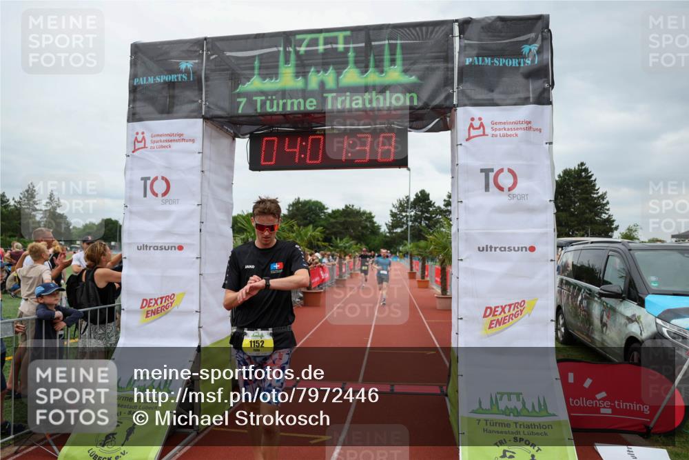 15.06.2025 - 7 Türme Triathlon Michael Strokosch http://msf.ph/oto/7972446 15.06.2025 14:01:38 Ziel 740, 840, 915, 998, 1152, 1159 meine-sportfotos.de