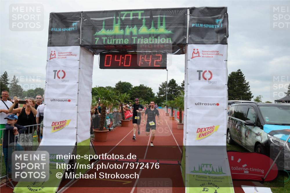 15.06.2025 - 7 Türme Triathlon Michael Strokosch http://msf.ph/oto/7972476 15.06.2025 14:01:42 Ziel 740, 915, 998, 1152, 1159 meine-sportfotos.de