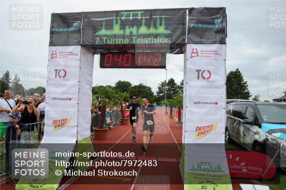 15.06.2025 - 7 Türme Triathlon Michael Strokosch http://msf.ph/oto/7972483 15.06.2025 14:01:42 Ziel 740, 915, 998, 1152, 1159 meine-sportfotos.de