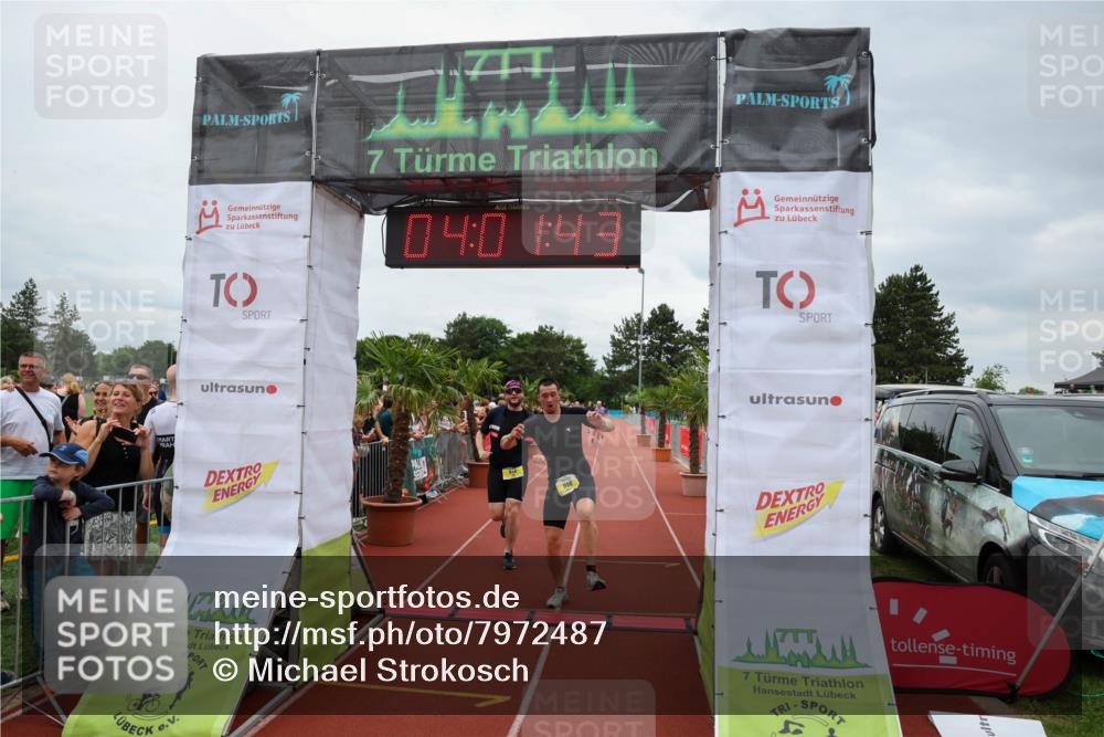 15.06.2025 - 7 Türme Triathlon Michael Strokosch http://msf.ph/oto/7972487 15.06.2025 14:01:42 Ziel 740, 915, 998, 1152, 1159 meine-sportfotos.de