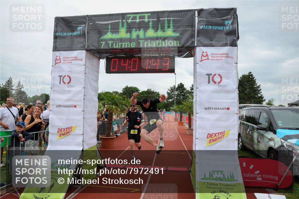 15.06.2025 - 7 Türme Triathlon Michael Strokosch http://msf.ph/oto/7972491 15.06.2025 14:01:43 Ziel 740, 915, 998, 1152, 1159 meine-sportfotos.de