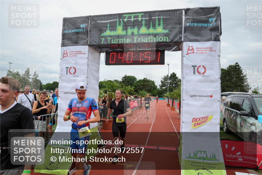 15.06.2025 - 7 Türme Triathlon Michael Strokosch http://msf.ph/oto/7972557 15.06.2025 14:01:51 Ziel 784, 1006, 1033, 1095 meine-sportfotos.de