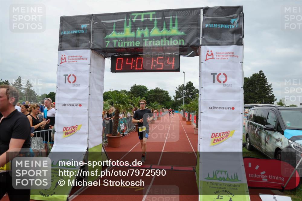 15.06.2025 - 7 Türme Triathlon Michael Strokosch http://msf.ph/oto/7972590 15.06.2025 14:01:53 Ziel 784, 1006, 1033, 1095 meine-sportfotos.de