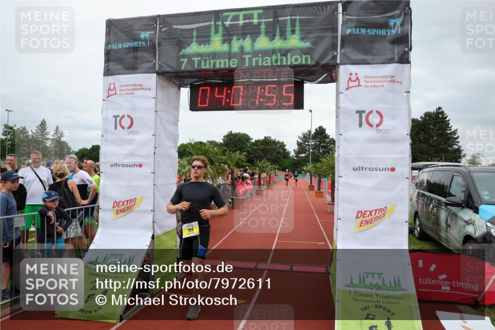15.06.2025 - 7 Türme Triathlon Michael Strokosch http://msf.ph/oto/7972611 15.06.2025 14:01:54 Ziel 784, 1006, 1033, 1095 meine-sportfotos.de